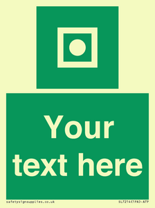 Custom sign safe condition Shipboard general alarm